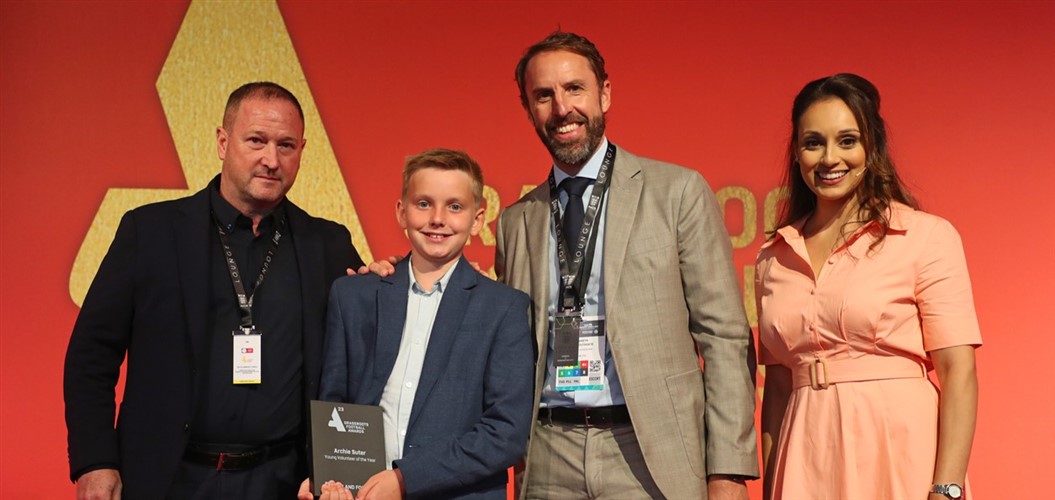 Winning Young Volunteer of The Year!