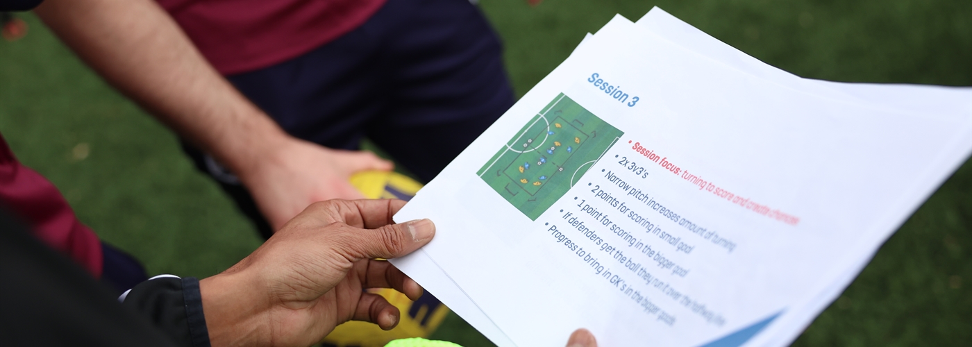 Optimising the playing area for effective practice design