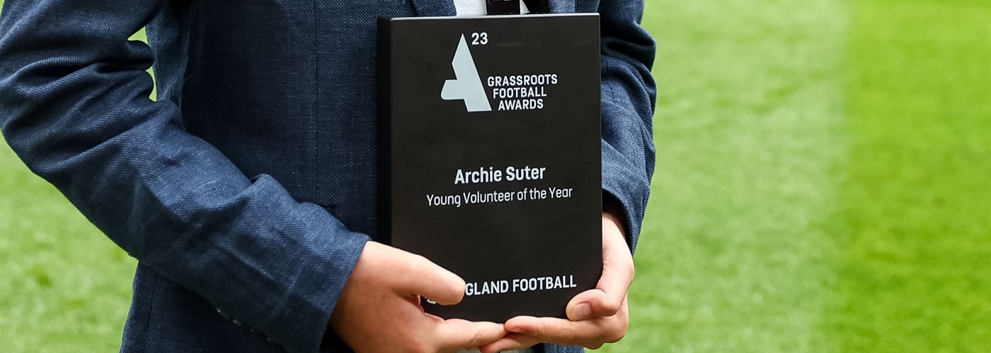 Congratulations to Young Volunteer of the Year - Archie Suter!